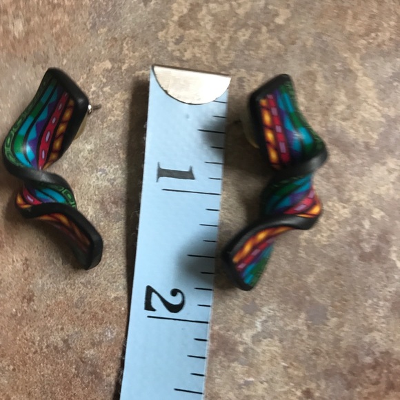 Multicolored earrings - Picture 5 of 5